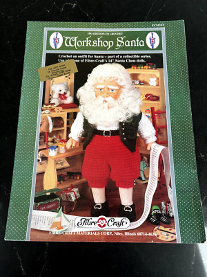 Workshop Santa (Fibre-Craft #FCM333 Crochet Doll Pattern) [Paperback] Darlene R