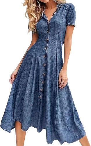 white christmas dresses Staud Short Sleeve Wells Dress Blue Toile