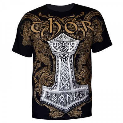 T-Shirt Norse Viking Odin Thor M Ragnarok Ragnar Vikings Valhalla Floki Wikinger