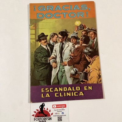 1968 SPANISH COMICS GRACIAS DOCTOR #15 EL DR. MORA EDITORIAL TEMPORAE MEXICO