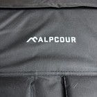 Alpcour Reclining Stadium Seat Wide Bleacher Chair with Support Cushion - Black — photo 5