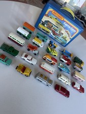 Vintage Lesney Matchbox 60’s & 70’s Lot Of 24 + Box