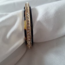 Karen Millen Brown  Bangle Embelished With Chrystalized Swarowski Elements