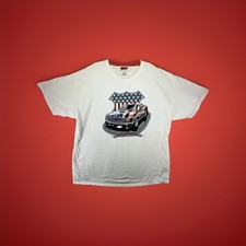 Ford Mustang Patriotic Muscle Car T Shirt Adult XL Vintage 90s y2k Made in USA
