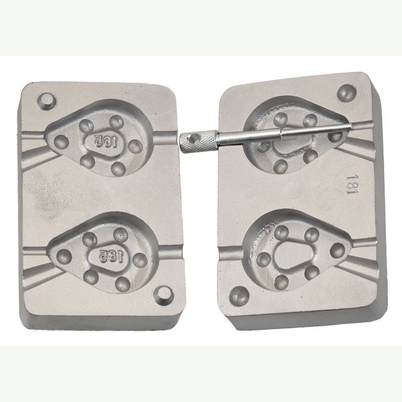 Moule à plombs Grip Insert Lead MOU181 avec empreintes de 165g et 185g pour lestage parfait