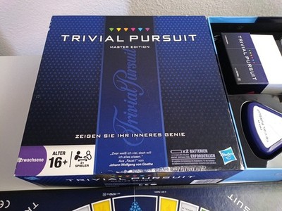 Hasbro 2009 Master Edition/TRIVIAL PURSUIT!! Wissensfragen:Sport/Erdkunde u.s.w