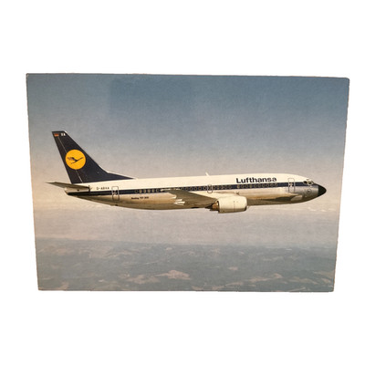 Postkarte Ansichtskarte AK Flugzeug Luftfahrt Boeing 737-330 Lufthansa