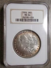 1900 Morgan Silver Dollar ~ NGC MS64 ~ Rainbow Toning