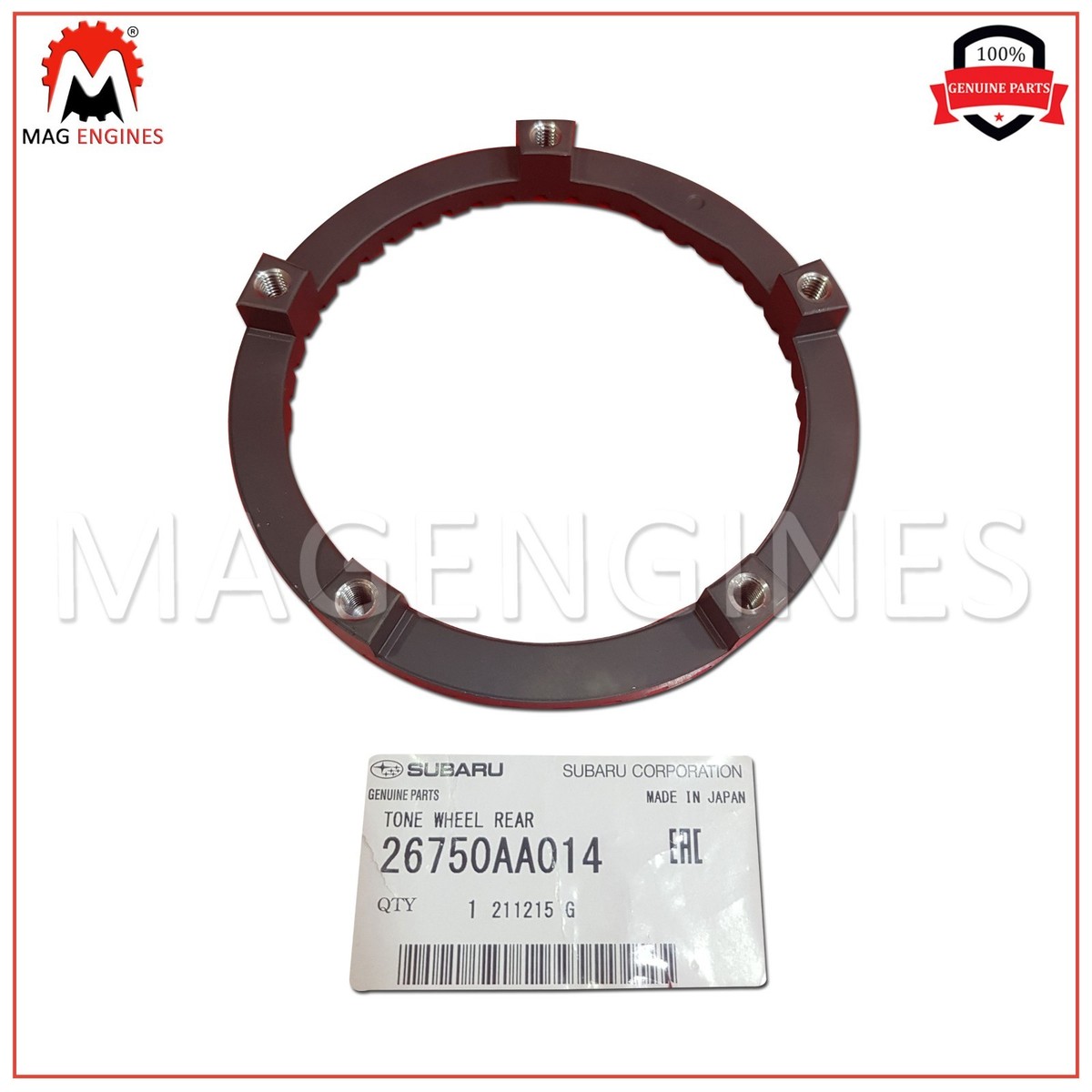 【あ】 1990-2008 Subaru ABS Rotor 26750AA014 | Subaru Parts Pros