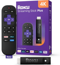 Streaming Stick plus - 4K HDR Streaming Device for TV with Voice Remote - Fre
