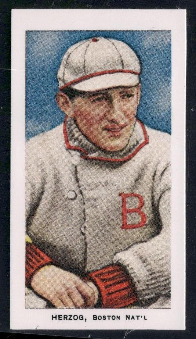 1983 Galasso 1909-11 T206 (Reprint) #NNO Buck Herzog