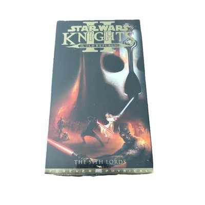 Star Wars Knights Old Republic II 2 Sith Lords Switch VHS LRG Pax West BRAND NEW