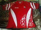 RARE RUGBY SHIRT - TONGA HOME 2008 - 2009 SIZE L
