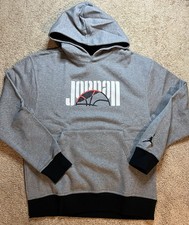 NIKE JORDAN SPORT DNA PULLOVER SWEATSHIRT HOODIE GRAY DC9639 091 LARGE