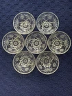 Set of 7 Vintage Anchor Hocking Star Of David 5” Dessert Berry  Fruit Bowls EUC