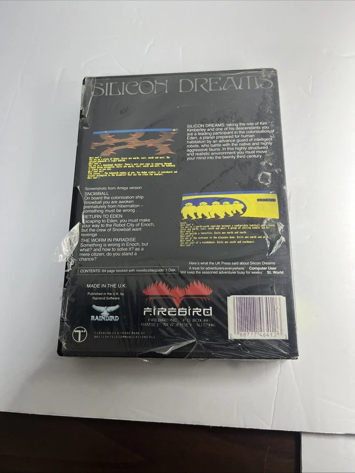 Silicon Dreams 1986 IBM Tandy 5.25" PC Game - Firebird (1986) Kim Kimberley - Image 3 of 4