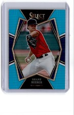2022 Panini Select Light Blue Shane Bieber 097/149 Cleveland Indians #147