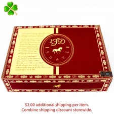 La Flor Dominicana Suave Maximo Empty Wood Cigar Box 9" x 6.5" x 2.25"