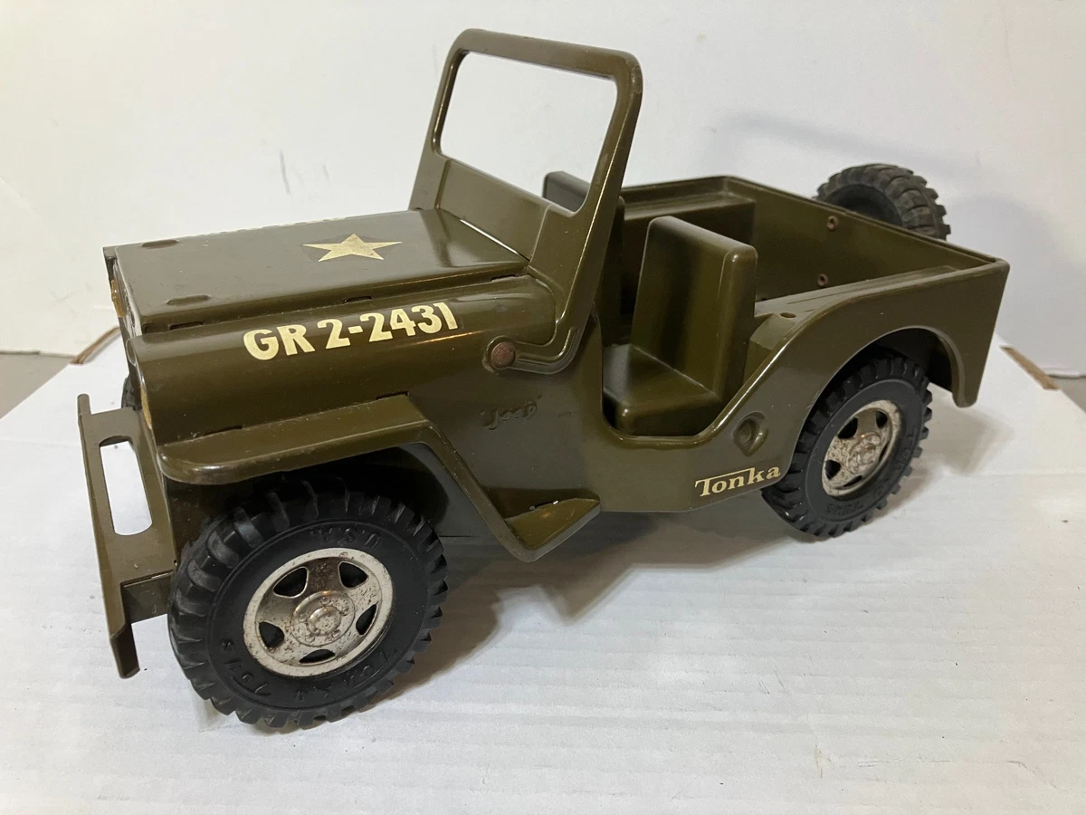 Tonka Jeep Green Vintage Manufacture Diecast Cars, Trucks & Vans