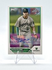 David McCabe 2023 TOPPS PRO DEBUT AUTO #PD-180 REDS
