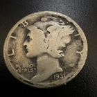1931 Mercury Dime 10C Silver 0.9 Philadelphia Business Strike KM#140