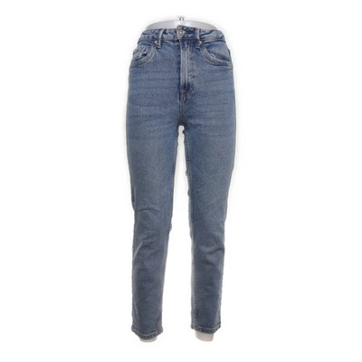 Stradivarius, Jeans, Größe: 34, MOM SLIM FIT, Blau, Einfarbig, Denim, Damen #Ep5