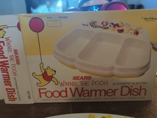 Sears Winnie the Pooh Automatic Electric Food Warmer Dish Baby with box 1970