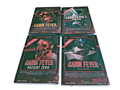 Cabin Fever 1 - 4 (Limited Mediabook Edition) (jeweils Cover C) Blu-ray