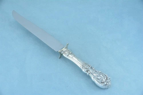 Reed & Barton Francis I Sterling HH 10-1/2" Carving Knife Stainless Blade No Mon