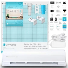 Silhouette White Cameo 5α Alpha - 12" Electronic Vinyl Cutting Machine