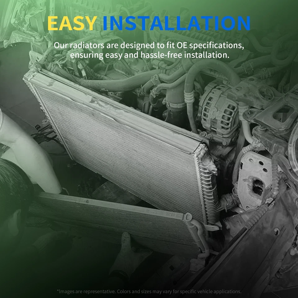 Radiator for 2001-2005 Dodge Stratus 2.4L 2.7L 3.0L Mitsubishi Eclipse 2.4L 3.0L Foto 4 de 4