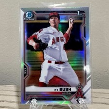 2021 Bowman Chrome Draft #BDC-149 Ky Bush Rookie Card RC 1st Refractor Angels