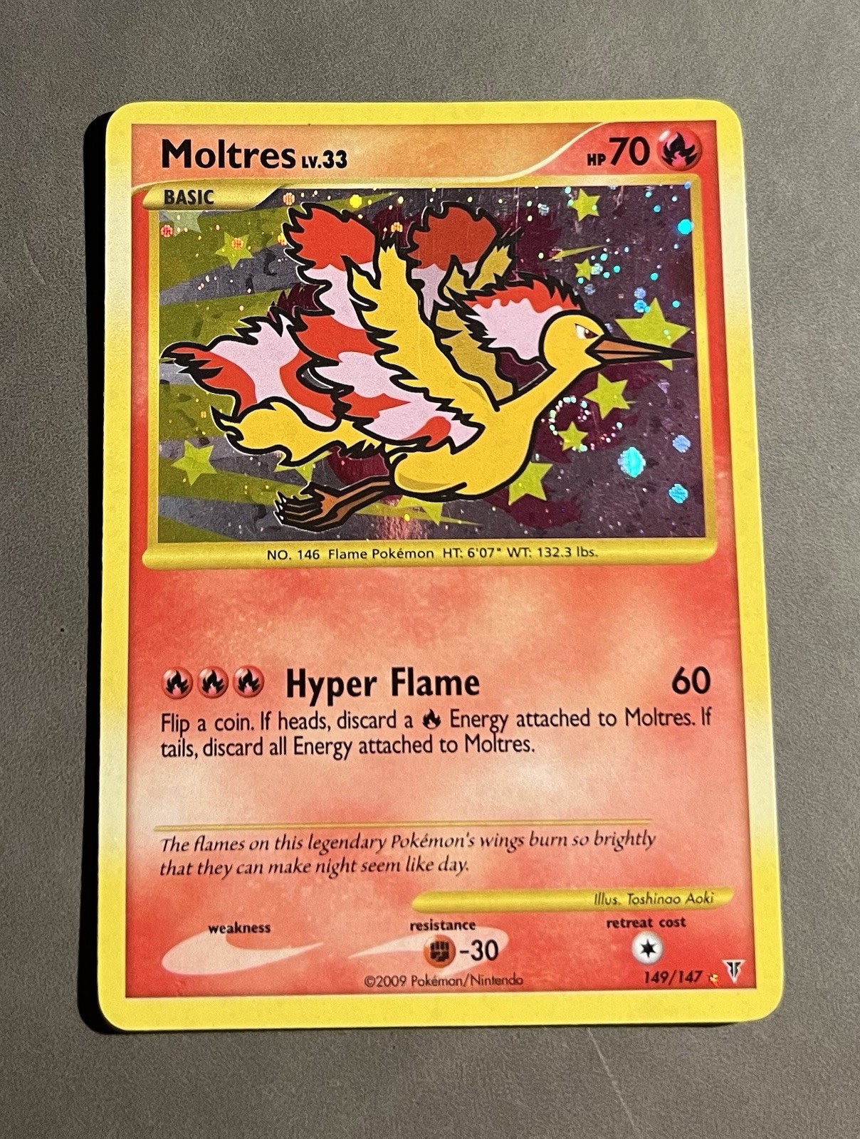 Moltres Lv. 33 - LP - #149/147 (Secret Rare)  - Supreme Victors
