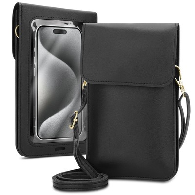 Handytasche für Honor Magic 5 Pro Umhängetasche PU-Leder Damen