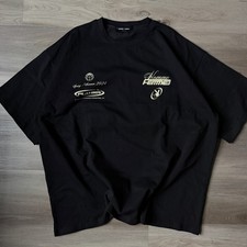 T-shirt uomo Homme + Femme Playboy con linguetta legata taglia XXXL NUOVA SENZA ETICHETTE colore nero