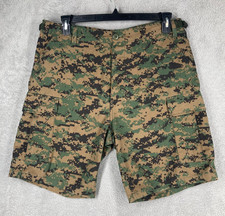 Rothco BDU Short Mens Medium Digital Camo Cargo Army Adjustable Waist Outdoor
