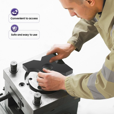 #ad 2Pcs Hydraulic Shop Press Plates H Frame Pressing Plate fit for 20 ton Pressure $73.52