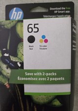 HP 65 T0A36AN Black  Tri-color Original Ink Cartridges