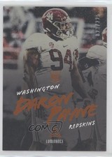 2018 Panini Luminance Rookie Orange Luminance /225 Daron Payne #126 14gy