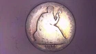 1875 SEATED LIBERTY HALF DOLLAR WELL CIRCULATED NICE ALBUM FILLER