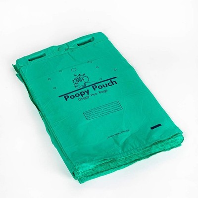 Poopy Pouch Header Pet Waste Station Bags - 1 Count (Pack of 2400), Green