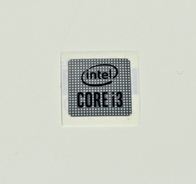 Intel CORE i3 Processor Badge Decal (No Gen #) OEM Factory Part - NEW USA Ship
