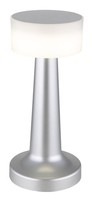 Globo N Angelika Tischleuchte Kunststoff Nickel Matt, Led
