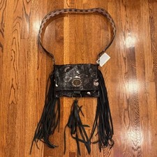 NWT Keep it Gypsy Metallic Peeking Moment Upcycled Maxine Flap Purse