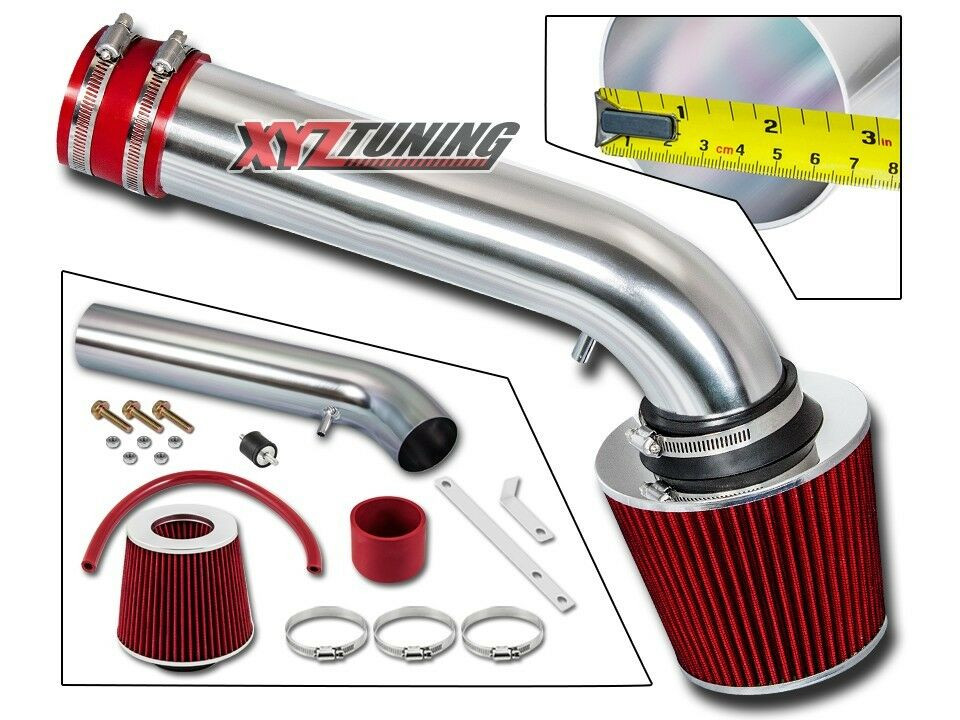 RED 05-10 Charger/Magnum/300 2.7 V6 Racing Air Intake System + Filter 3"