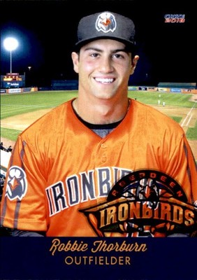 2018 Aberdeen IronBirds Choice #28 Robbie Thorburn Cardinal Gibbons Raleigh NC