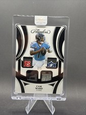 2025 Panini Flawless Cam Ward 3/3 Laundry Tag 📈🔥 Titans  
