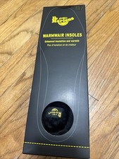 NIB Dr. Martens Warmwair Fur Insoles Enhanced Insulation Warmth USA Size 6 Black