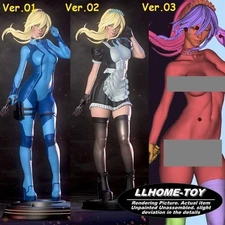 1/24 NSFW Samus Aran 3D Print Model Unpainted Garage Kit statue mini Figure