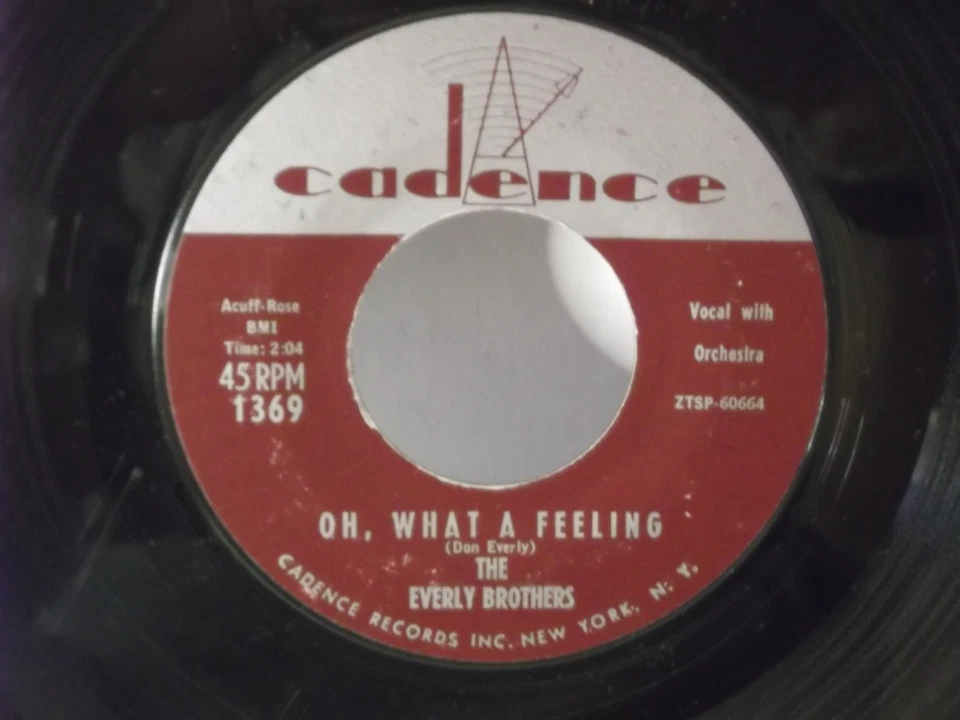 The Everly Brothers,Cad. 1369"('Til) I Kissed You"US,7"45 w P/S,1959 classic, M - Image 2 of 2